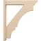 Ekena Millwork 6-in W x 32-in D x 38-in H Balboa Slat Rough Cedar Woodgrain TimberThane Outlooker, Primed Tan OUTUR060X32X38BOA24RCPR - alternate 3
